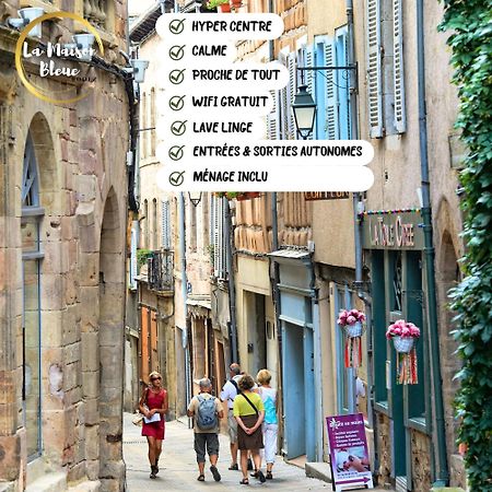 La Maison bleue, un emplacement de choix à Rodez Esterno foto