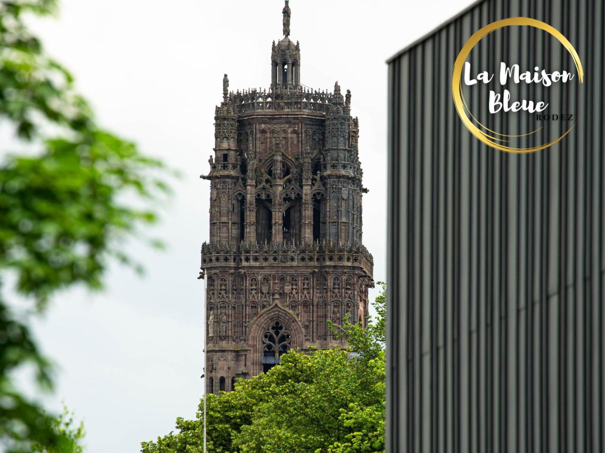 La Maison bleue, un emplacement de choix à Rodez Esterno foto