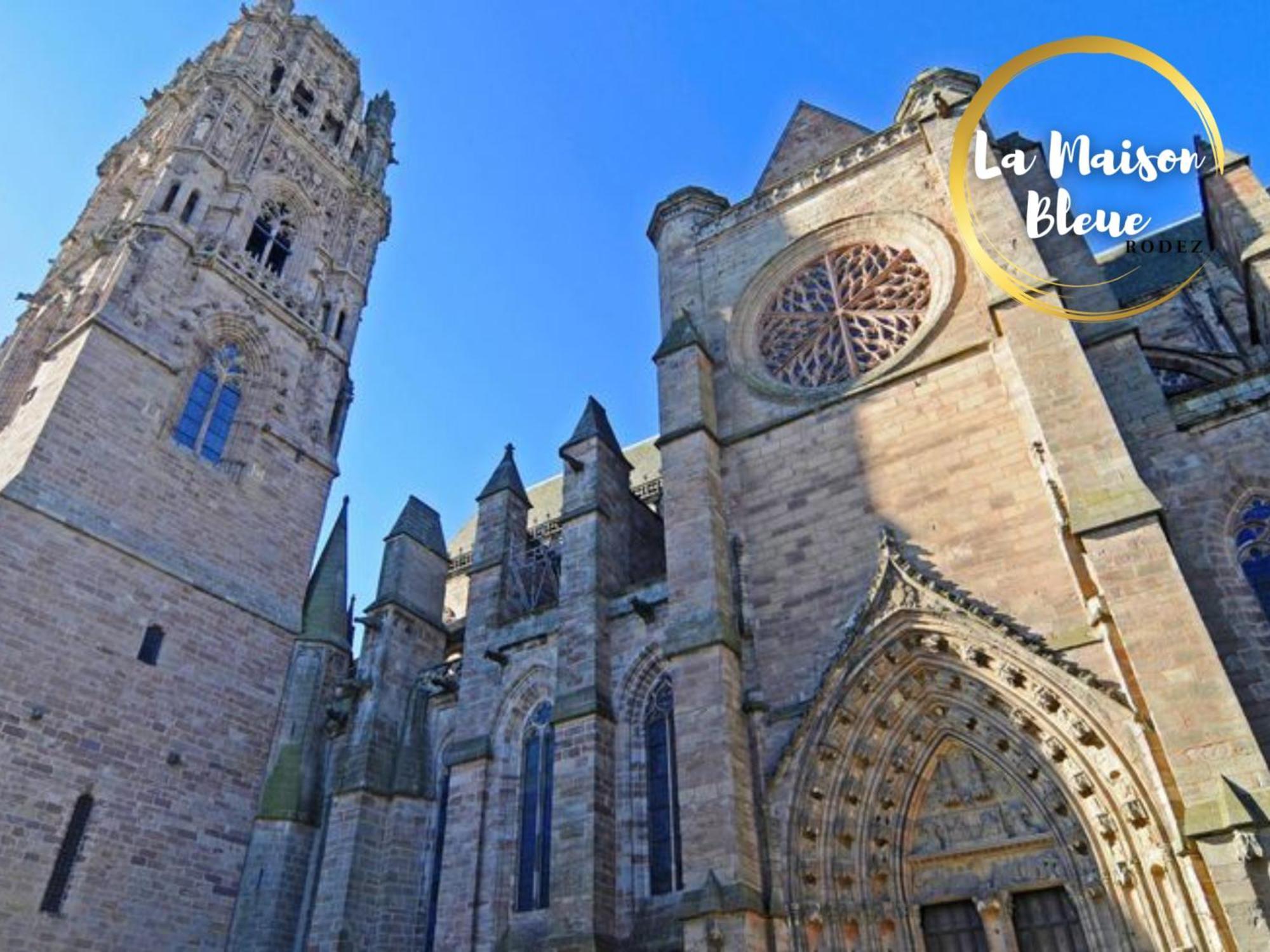 La Maison bleue, un emplacement de choix à Rodez Esterno foto